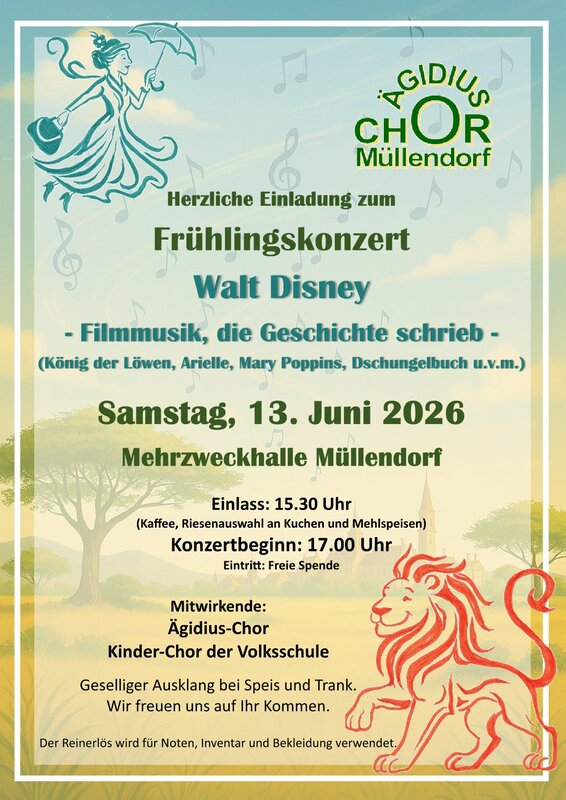 Frühlingskonzert - Ägidius-Chor Müllendorf