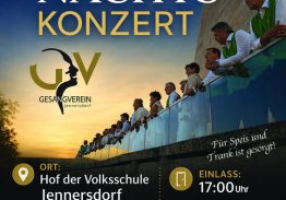 Sommernachtskonzert des Gesangvereins Jennersdorf